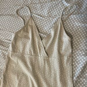 Brandy Melville Light green floral dress